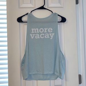 Cute L.O.L. Vintage light blue tank